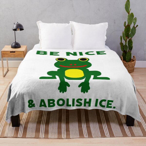 Item preview, Be nice and abolish ICE designed and sold by Rachel the Artist .