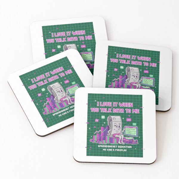 Item preview, Talk Data To Me - Funny Retro Pixel Clippy Excel Humor designed and sold by NonditStudio.