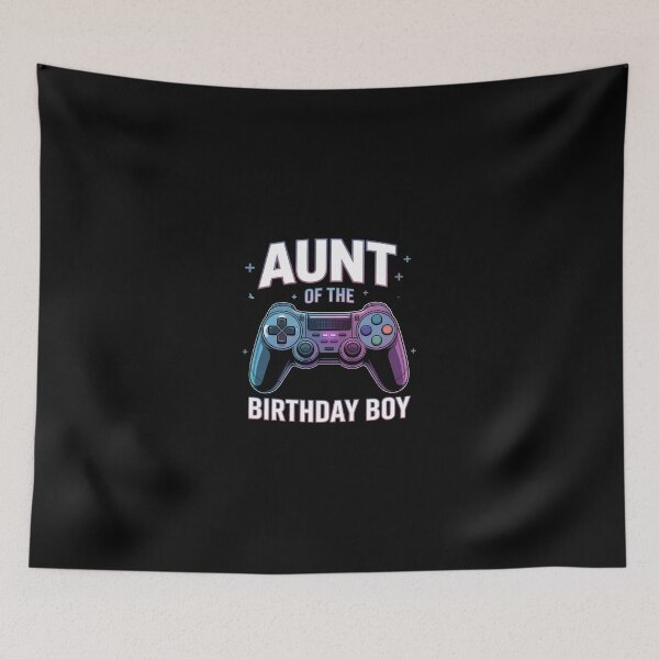 Item preview, Aunt of the Birthday Boy Matching Family Video Game Party designed and sold by SyntaxClaw.