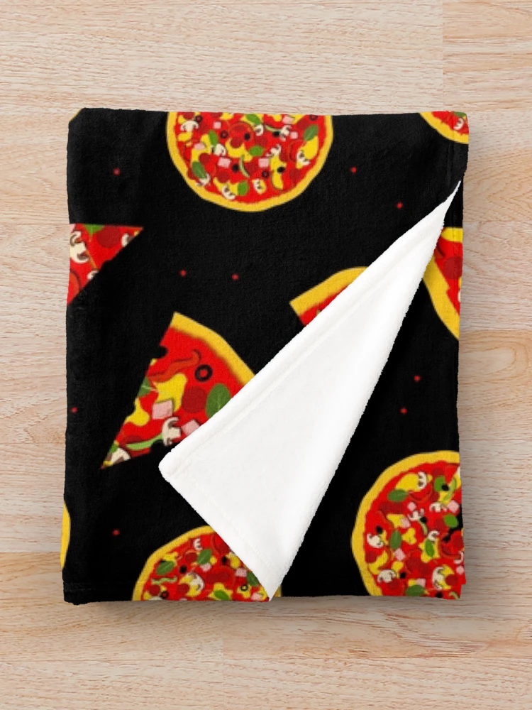 Thumbnail 3 of 6, Throw Blanket, Pizza Pattern designed and sold by CreativeBridge.