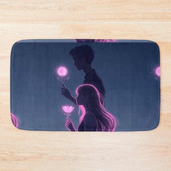 Item preview, Moonlit Romance: Dreamy Silhouettes of a Young Couple Under a Starry Sky designed and sold by PixelVibe782.
