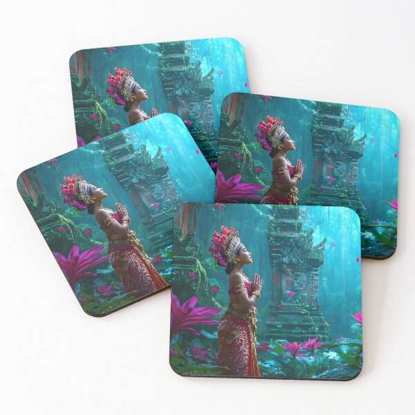 Item preview, Balinese Woman in Lush Tropical Landscape designed and sold by Artessie.