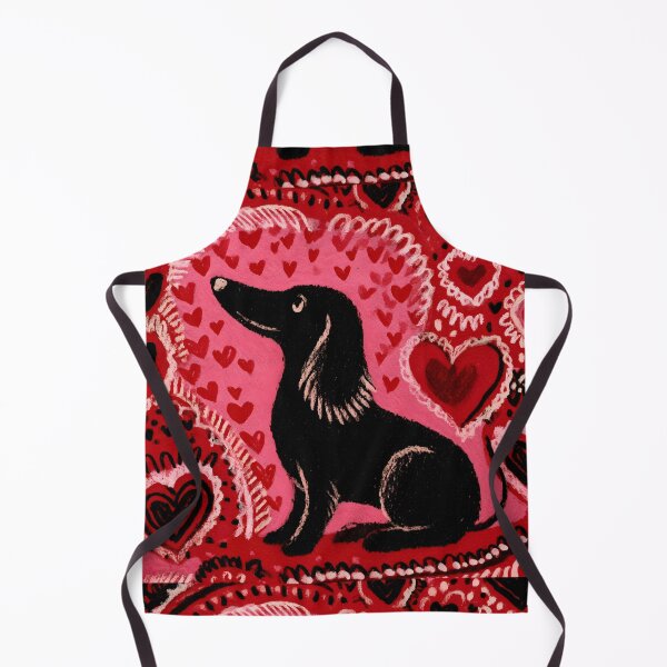 Item preview, Daschund Hearts designed and sold by xiao xuans.