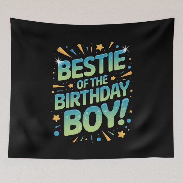 Item preview, Best Friend of the Birthday Boy Matching Family Bestie designed and sold by MarryIsMonth.