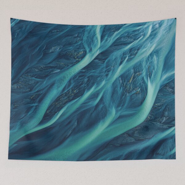 Item preview, Flowing river patterns in water designed and sold by anytka.