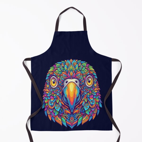 Item preview, Animal Psychedelic Art Print - PARROT 05 designed and sold by Mindwork Creative Arts.