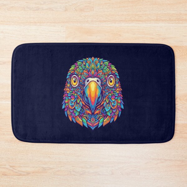 Item preview, Animal Psychedelic Art Print - PARROT 05 designed and sold by Mindwork Creative Arts.