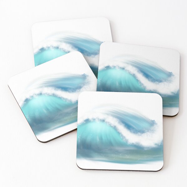 Item preview, Powerful turquoise ocean wave with white foam. designed and sold by LYAN-STORE.