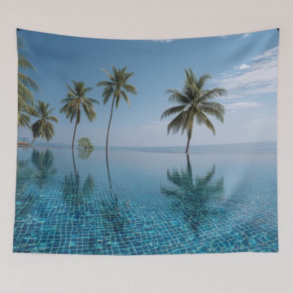 Item preview, Tranquil water palms designed and sold by anytka.