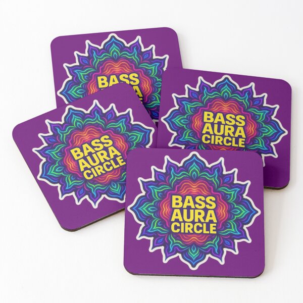 Item preview, Bass Aura Circle – Psychedelic Low Frequency Bass Art designed and sold by |TRSSHOP|.