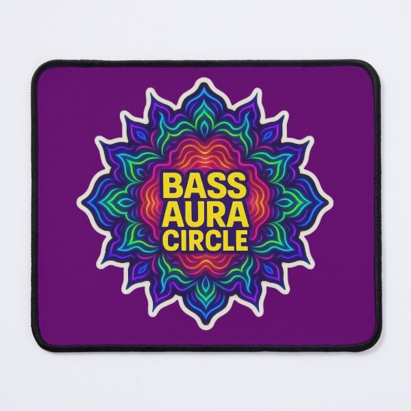 Item preview, Bass Aura Circle – Psychedelic Low Frequency Bass Art designed and sold by |TRSSHOP|.