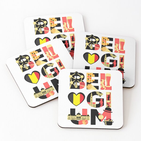 Item preview, Belgium Cultural Symbols in Belgian Graphic Art designed and sold by KatanaCreative.