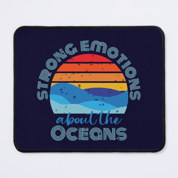 Item preview, Strong Emotions About The Oceans Retro Graphic Design designed and sold by CreativeBridge.
