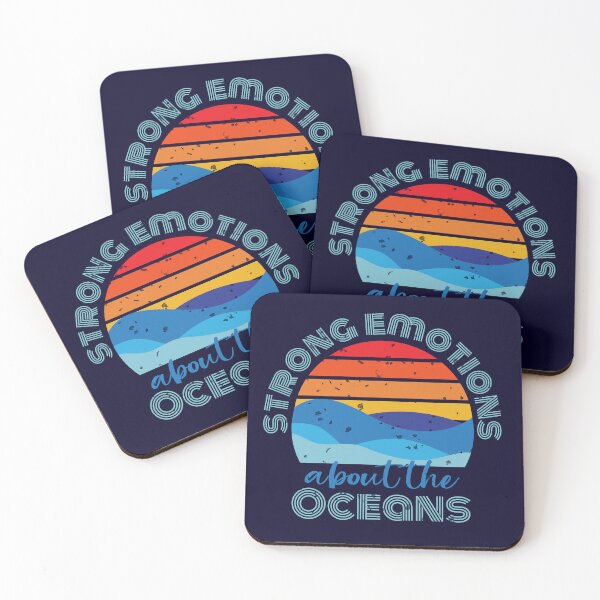 Item preview, Strong Emotions About The Oceans Retro Graphic Design designed and sold by CreativeBridge.