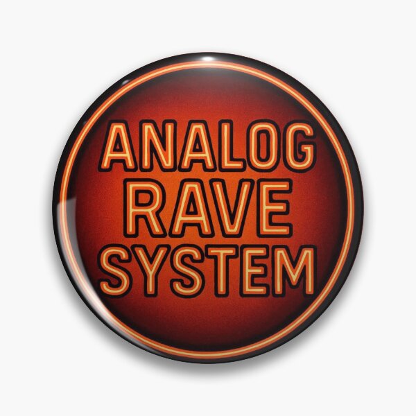 Item preview, Analog Rave System – Minimal Techno Rave Circle Design designed and sold by |TRSSHOP|.