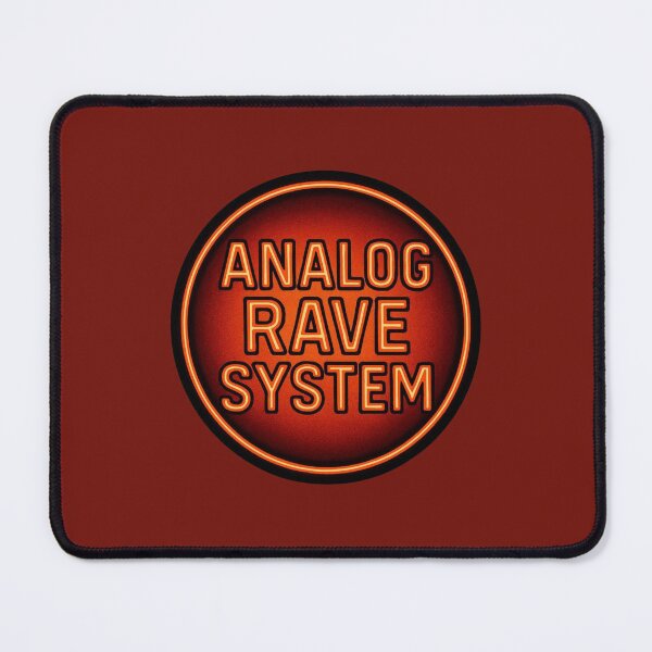 Item preview, Analog Rave System – Minimal Techno Rave Circle Design designed and sold by |TRSSHOP|.