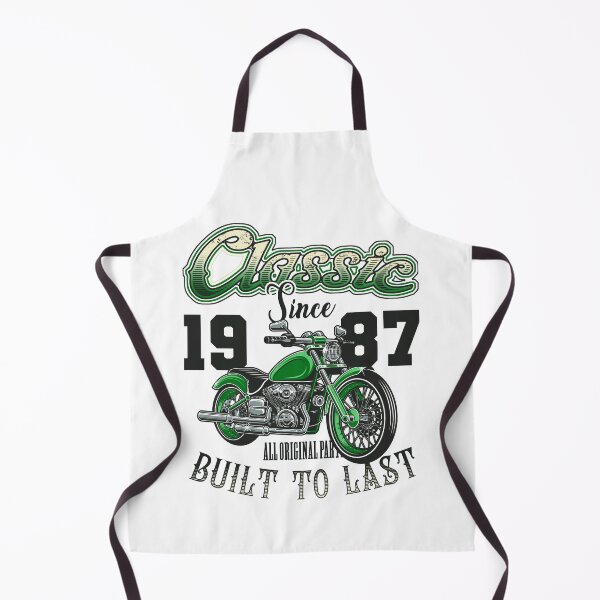 Item preview, Motorcycle Bikers Motorbike Birthday Born In 1987 designed and sold by JRRTs.
