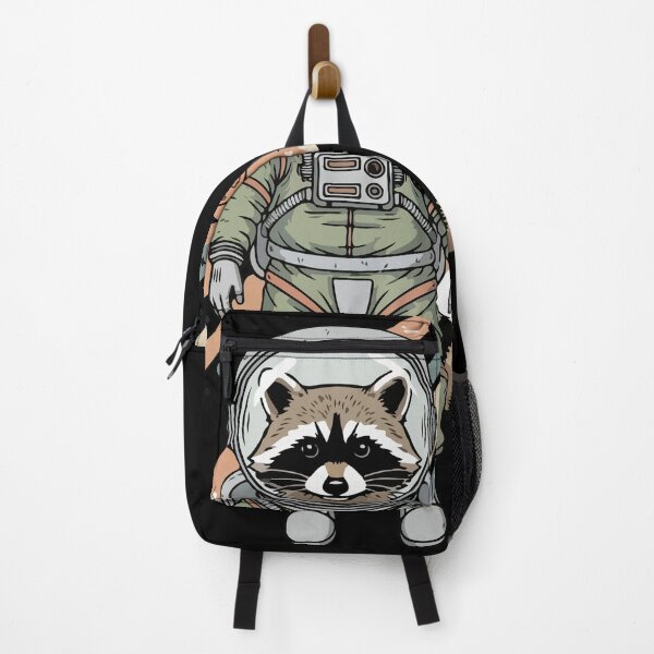 Item preview, Astro Raccoon in Space Suit | Cute Vintage Space Art designed and sold by Maesa Studio.