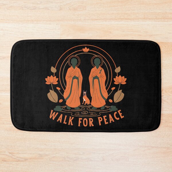 Item preview, Walk For Peace – Inspirational Unity & Kindness Quote Design designed and sold by Teetreasure2.