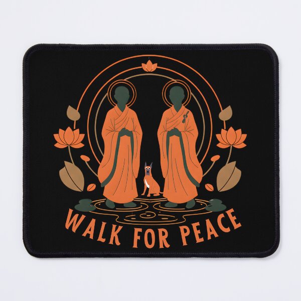 Item preview, Walk For Peace – Inspirational Unity & Kindness Quote Design designed and sold by Teetreasure2.
