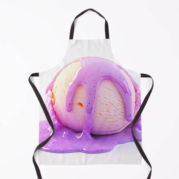 Item preview, Melting purple ice cream on a plate designed and sold by anytka.