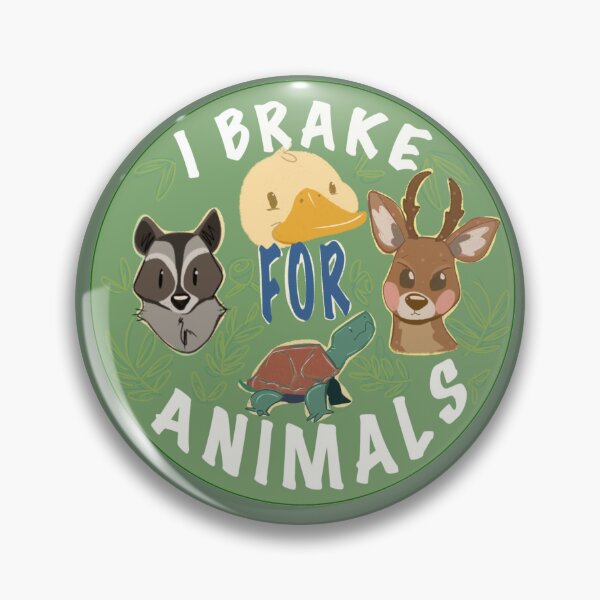 Item preview, I Brake for Animals designed and sold by DoodlesDelights.