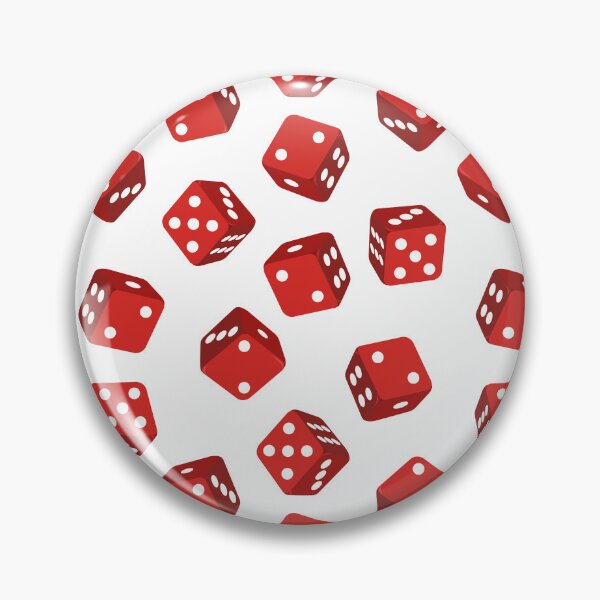 Item preview, Red Dice Pattern designed and sold by CreativeBridge.