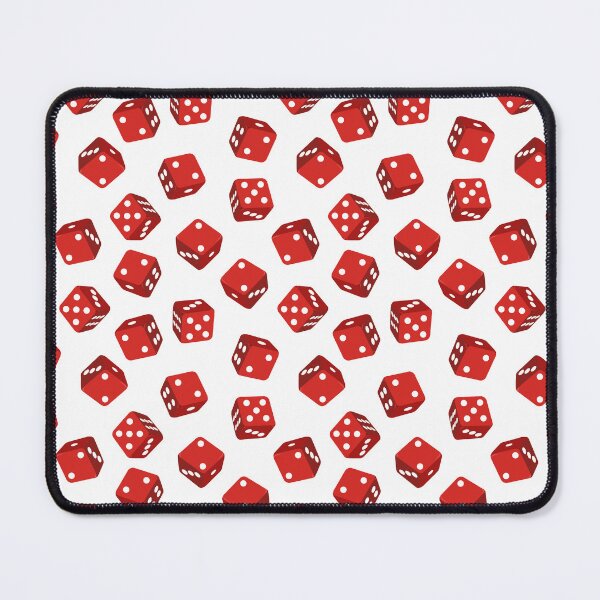 Item preview, Red Dice Pattern designed and sold by CreativeBridge.