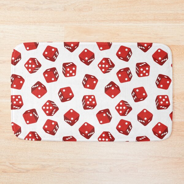 Item preview, Red Dice Pattern designed and sold by CreativeBridge.