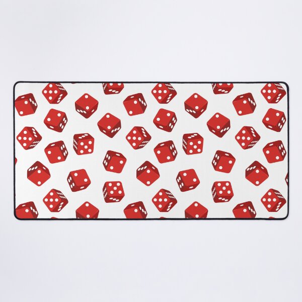 Item preview, Red Dice Pattern designed and sold by CreativeBridge.