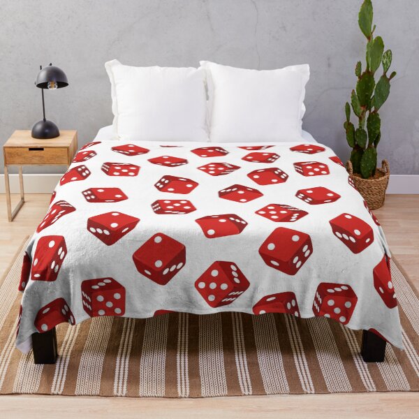 Item preview, Red Dice Pattern designed and sold by CreativeBridge.