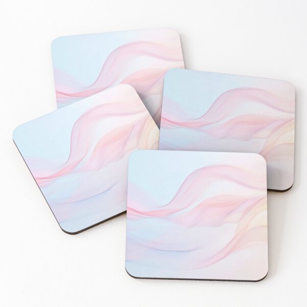 Item preview, Pastel elegant shapes flowing designed and sold by anytka.