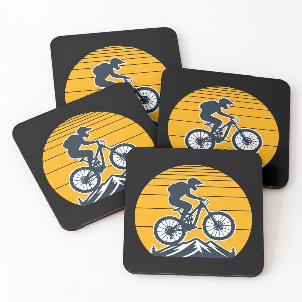 Item preview, Mountain Biking Retro Design designed and sold by Slam-Dunkan.