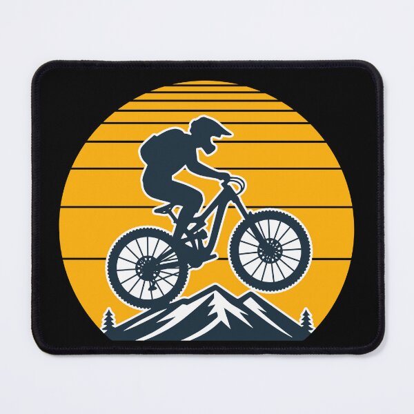 Item preview, Mountain Biking Retro Design designed and sold by Slam-Dunkan.