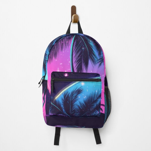 Item preview, Vibrant tropical scene at night designed and sold by anytka.