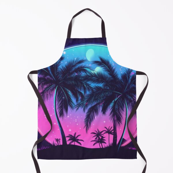 Item preview, Vibrant tropical scene at night designed and sold by anytka.
