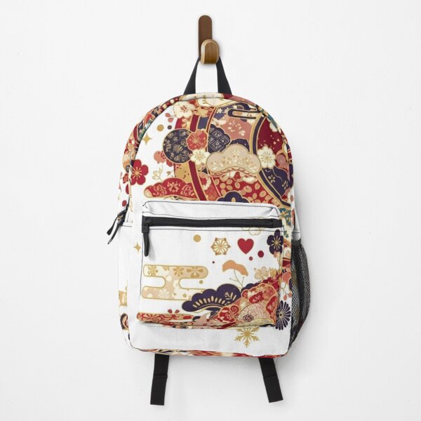 Item preview, Circular Japanese Tradition: Lucky Pine and Plum Blossoms designed and sold by Musubi-wa.