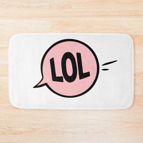 Item preview, A playful comic statement featuring the word "LOL" in a speech bubble. designed and sold by New Vision by ToMz.
