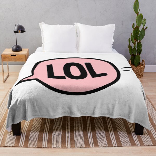 Item preview, A playful comic statement featuring the word "LOL" in a speech bubble. designed and sold by New Vision by ToMz.