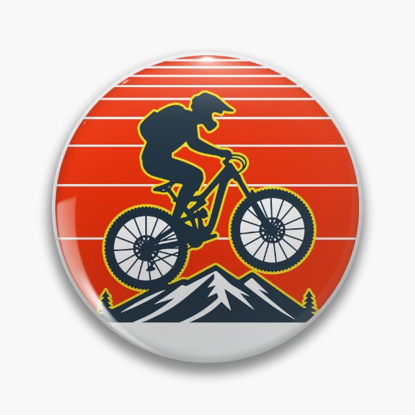 Item preview, Mountain Biking Retro Design designed and sold by Slam-Dunkan.