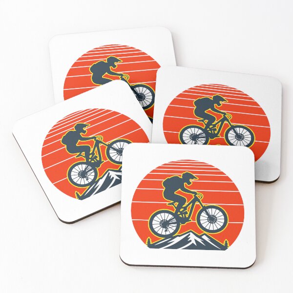 Item preview, Mountain Biking Retro Design designed and sold by Slam-Dunkan.
