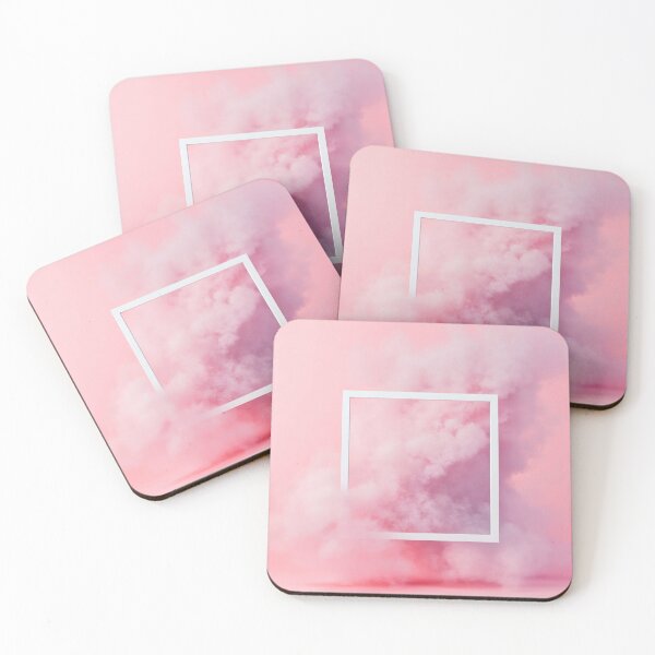 Item preview, Cloudy frame in pink background designed and sold by anytka.