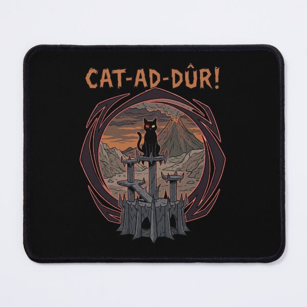 Item preview, Cat-Ad-Dur Funny Black Cat Fantasy Dark Tower Parody designed and sold by Fenay Designs.