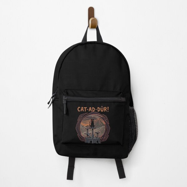 Item preview, Cat-Ad-Dur Funny Black Cat Fantasy Dark Tower Parody designed and sold by Fenay Designs.