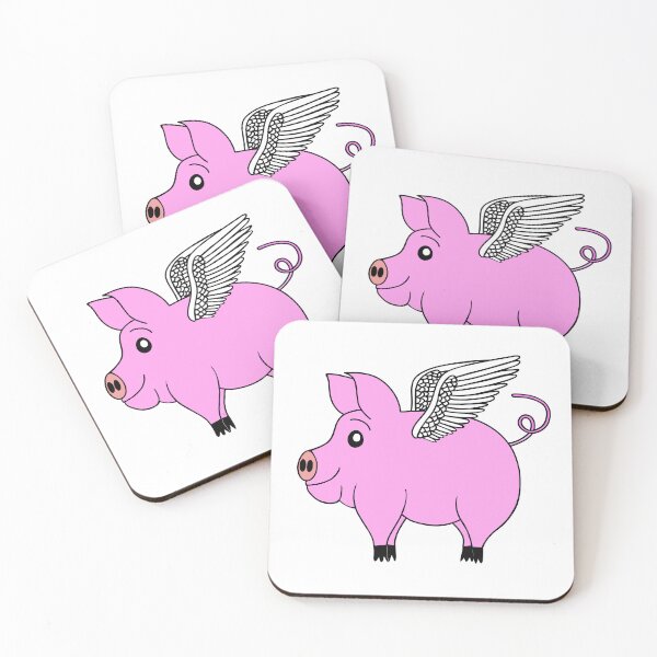 Item preview, Funny Flying Pig designed and sold by Sartoris Art.