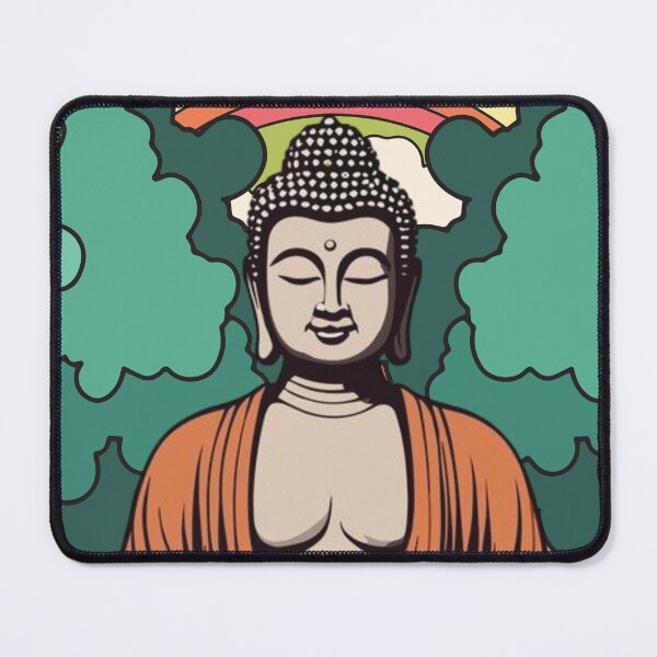 Item preview, Radiant Buddha Bliss – Spiritual Zen Rainbow Vibes designed and sold by Analog Aura .