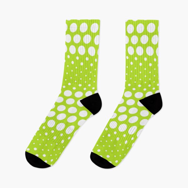 Item preview, Dotwave White Polka Dots on Neon Lime Green  designed and sold by POLKAIWERX.