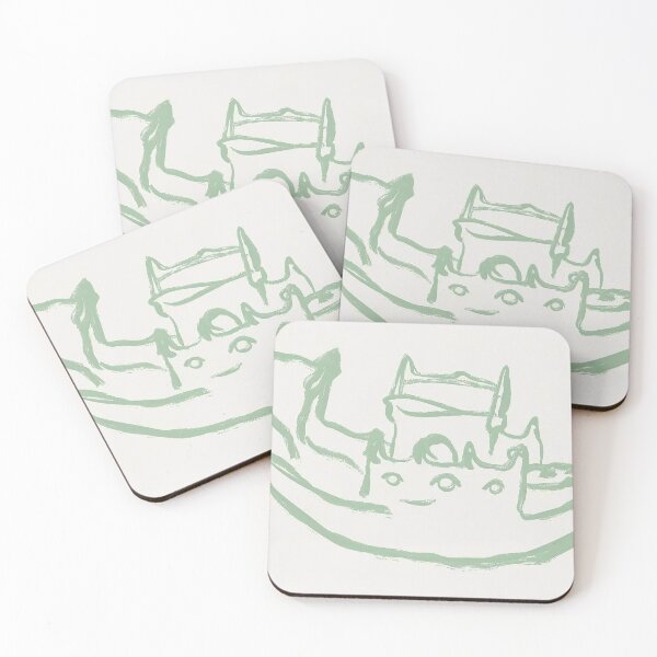 Item preview, Zen Celadon Boat: Minimalist Heritage Reconstruction Vol. 1 designed and sold by AurasArtAtelier.