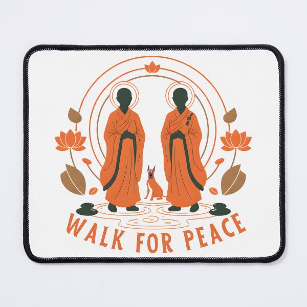 Item preview, Walk For Peace – Inspirational Unity & Kindness Quote Design designed and sold by Teetreasure2.