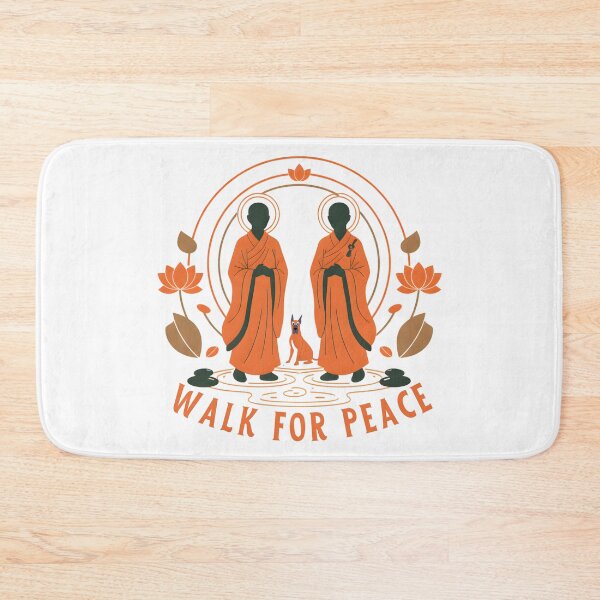 Item preview, Walk For Peace – Inspirational Unity & Kindness Quote Design designed and sold by Teetreasure2.